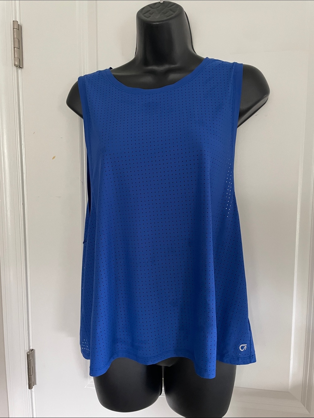 GAPfit Royal Blue Perforated Muscle Tank